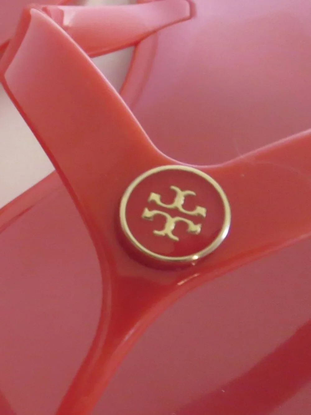 TORY BURCH JELLY SANDALS TONAL FLIP- FLOP CANDY FLUO US SIZE 9 NEW